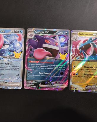 Mini lotto carte Pokémon Ex del 30°