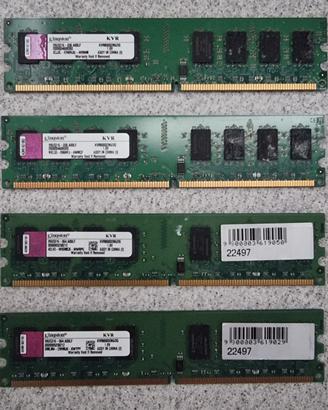 8gb Ram Kingston (4x2gb)