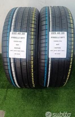2 gomme 225 40 20 PIRELLI 100% BAT. RIF2918
