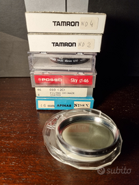 Filtri per fotocamere marche varie 46mm anni '70