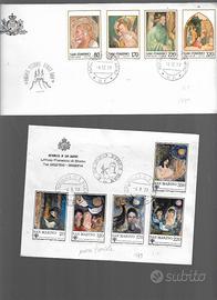 1974 / 1979 REPUBBLICA SAN MARINO N 12 BUSTE FDC