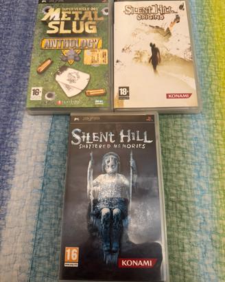 Psp  silent hill metal slug playstation