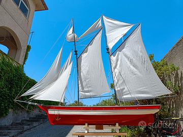 Barca a vela autocostruita 