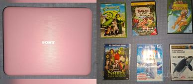 Lotto Lettore DVD SONY + 35 Film (Disney e Cinema)
