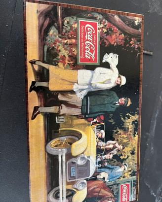 Scatola Coca-Cola vintage in metallo