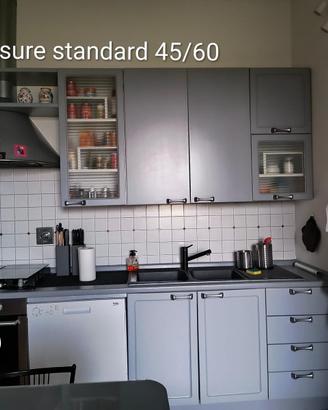 Cucina completa 3,20 m con grande isola ed elettro