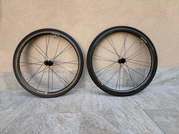Coppia ruote Corima WS Black DX 32 Tubolare