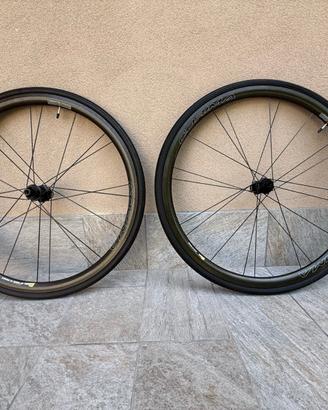 Coppia ruote Corima WS Black DX 32 Tubolare
