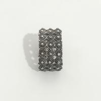 Vintage '70 Anello Argento Brunito a Fascia