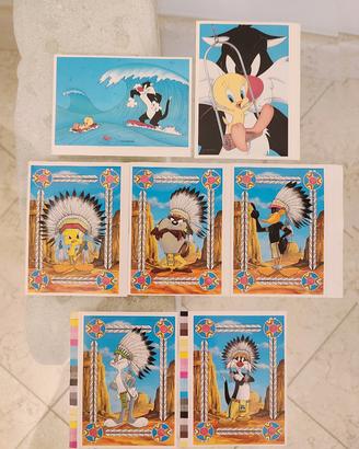 Lotto figurine Looney Tunes 1997 Warner Bros rare