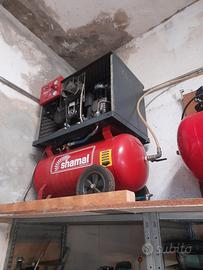 compressore silenziato 100 litri ad aria