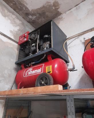 compressore silenziato 100 litri ad aria