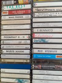 lotto 120 cassette musicali 