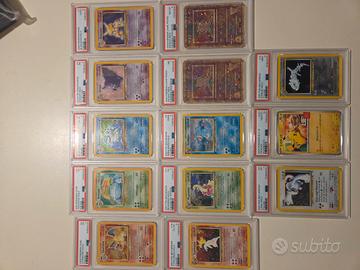  carte pokemon gradate psa