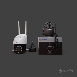 Ctronics 4K 5X Zoom Wifi Beveiligingscamera voor Buiten, 2.4/5GHz Wifi IP Camera, PTZ Camera met Mensdetectie & Automatisch Volgen, Kleuren Nachtzicht, PC/Cloud/TF, IP66