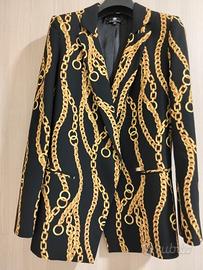 giacca ,con tuta,collo pelliccia 