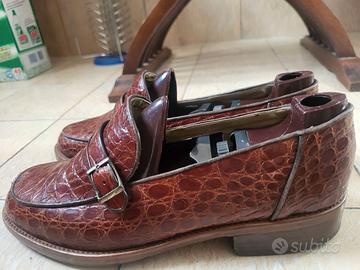 Scarpe in vera pelle di coccodrillo