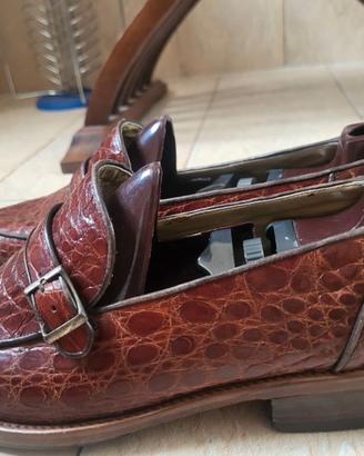 Scarpe in vera pelle di coccodrillo