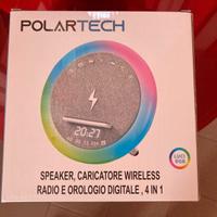 SPEAKER, CARICATORE WIRELESS, RADIO, OROLOGIO DIG.