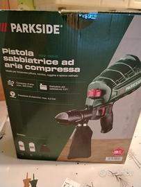 Pistola sabbiatrice ad aria compressa