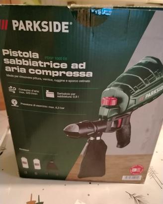 Pistola sabbiatrice ad aria compressa