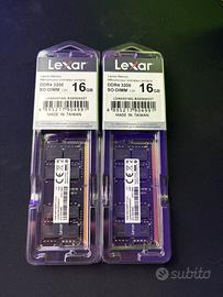 32 GB RAM DDR4 Lexar 3200mhz