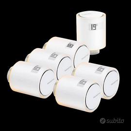 Kit valvole termostatiche netatmo 6pz+rele