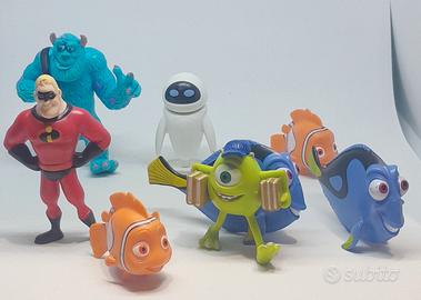Lotto 8 Personaggi Disney Pixar Esselunga 3D