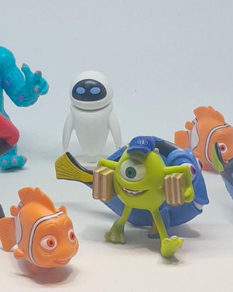 Lotto 8 Personaggi Disney Pixar Esselunga 3D