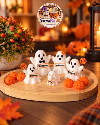 Fantasmini Halloween personalizzati con nome