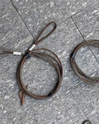 ITALCAVI Braca in fune di acciaio con asole