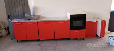 cucina componibile senza elettrodomestici