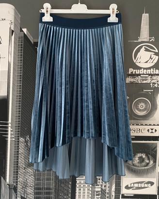 Gonna a pieghe Monnalisa taglia S bambina 12/14 an