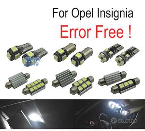 KIT 12 LAMPADE LED INTERNE OPEL INSIGNIA SEDAN BER