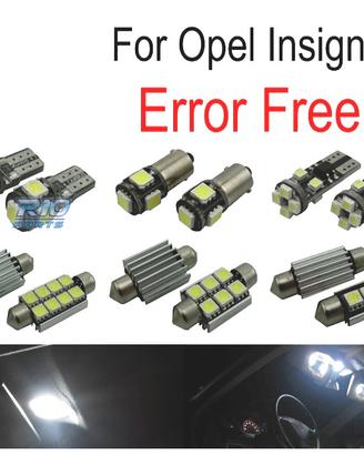 KIT 12 LAMPADE LED INTERNE OPEL INSIGNIA SEDAN BER