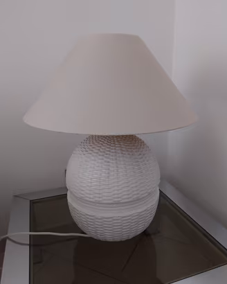 lampada vintage in ceramica 