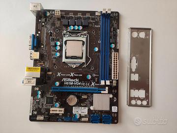 ASRock H61M-VG4 + Intel i7-2700k (DA TESTARE)