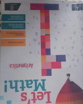 Libro "let's math" , classe prima scuola media