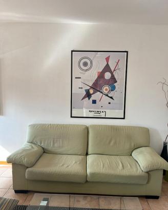 DIVANO 3 POSTI VERDE POLTRONE E SOFA'