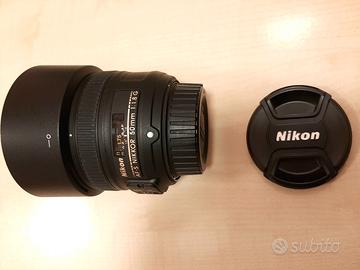 AF-S 50mm f/1.8 G Nkon obiettivo