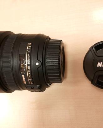 AF-S 50mm f/1.8 G Nkon obiettivo