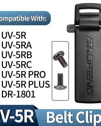Baofeng Clip per Cintura