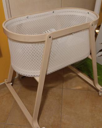 Culla con ruote e materaSso
