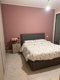 Struttura letto+ materasso in memory foam