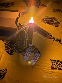 Set 6 Candele LED RosMank Vera Cera Nera Timer