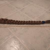 Treccia di capelli veri