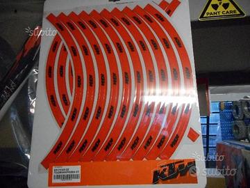 Adesivi cerchi ktm exc/sx