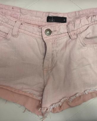 Shorts Zuki rosa cipria