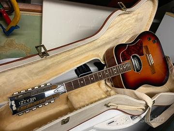 Chitarra Meazzi 12 Corde Vintage con Custodia