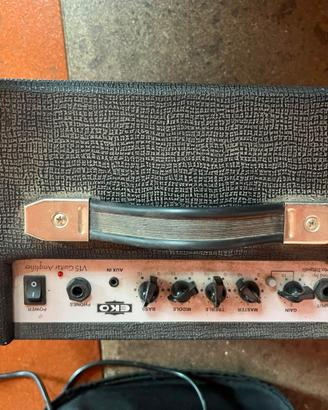chitarra elettrica eko + custodia+ amplificatore